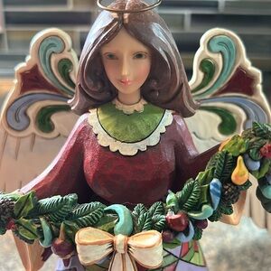 Jim Shore Heartwood Creek “Glorious Garland” 4023457 EUC No Chips/Cracks No Box